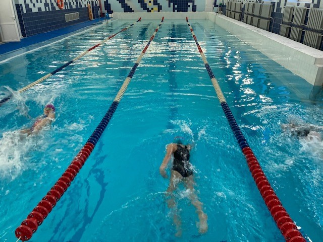 Соревнования по плаванию среди девушек 6-х классов